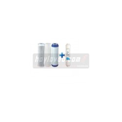 Kit Filtros osmosis inversa 4 piezas