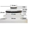 Pack 5 filtros Vento (3 tipo bayoneta)